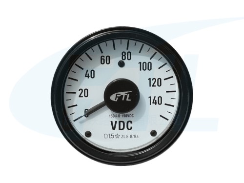 ZLS8/9a Single needle Voltmeter (White)