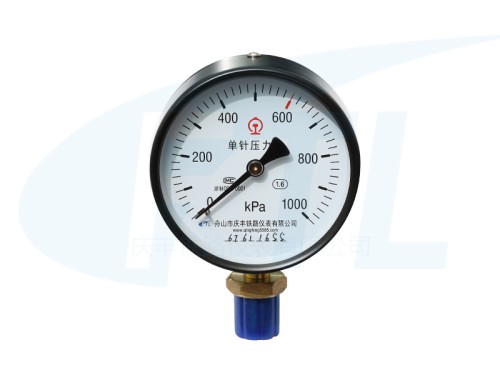 Y100 single needle pressure gauge