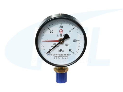 YH100 single needle water pressure gauge